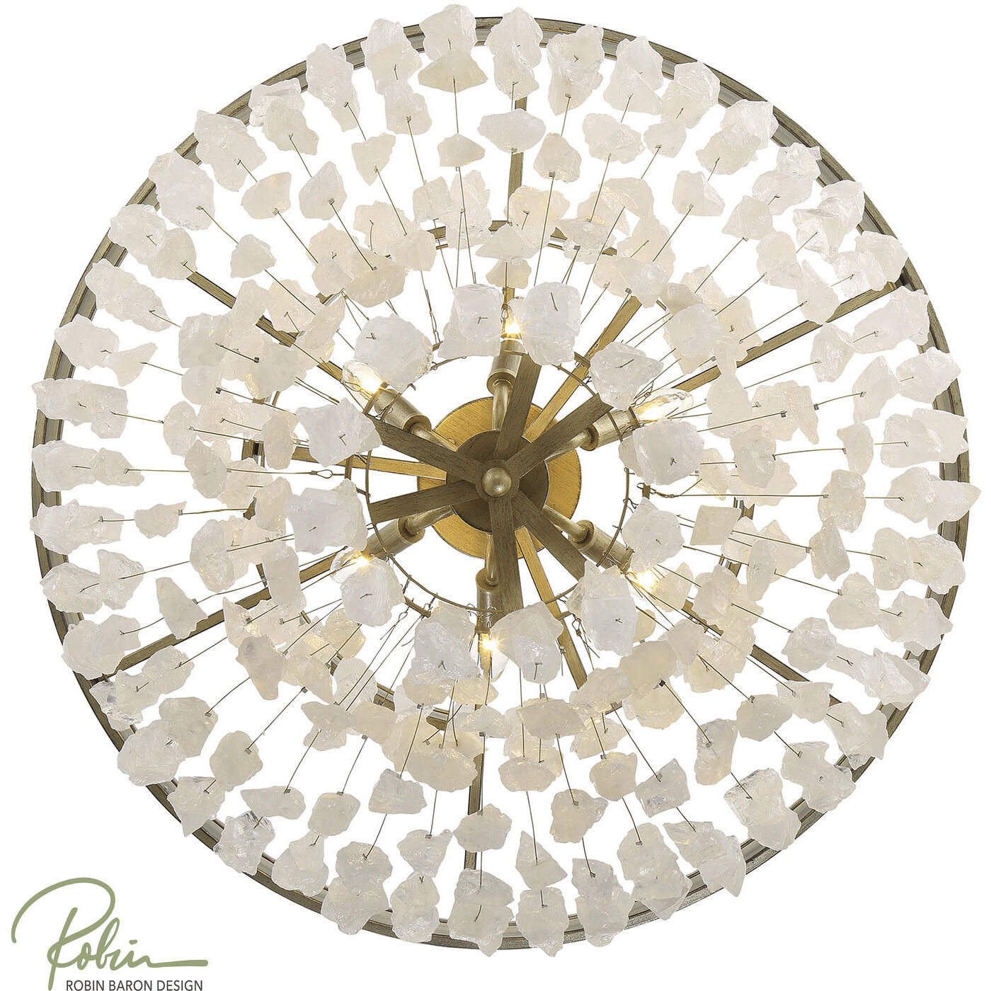 Stonybrook 6 Light 30.25 inch Havana Gold Flush Mount Ceiling Light